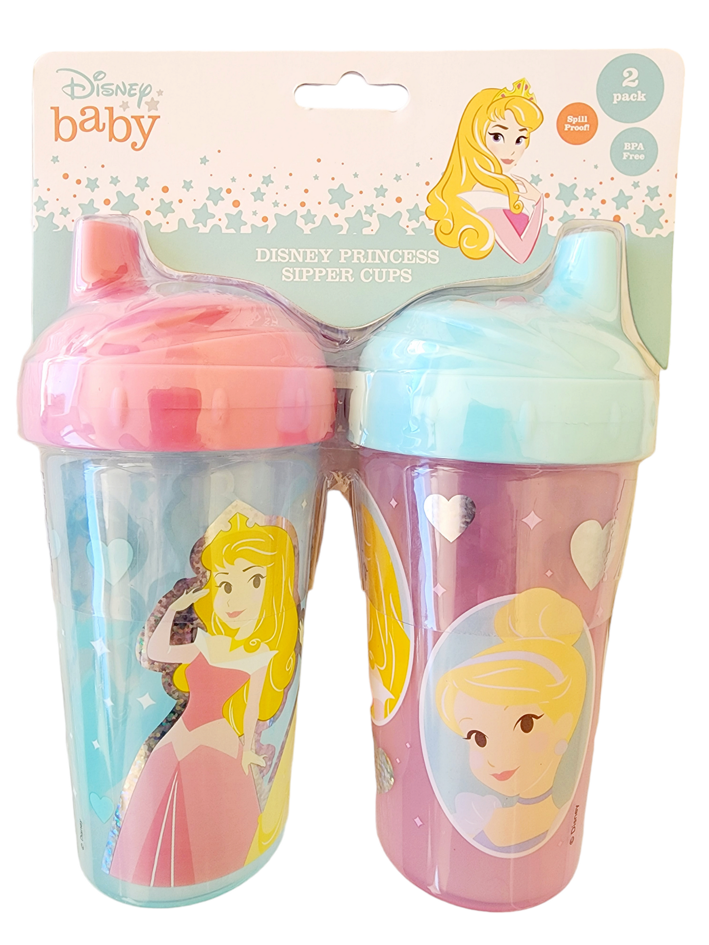 Princess 2pk Hard Spout Tippy Cup