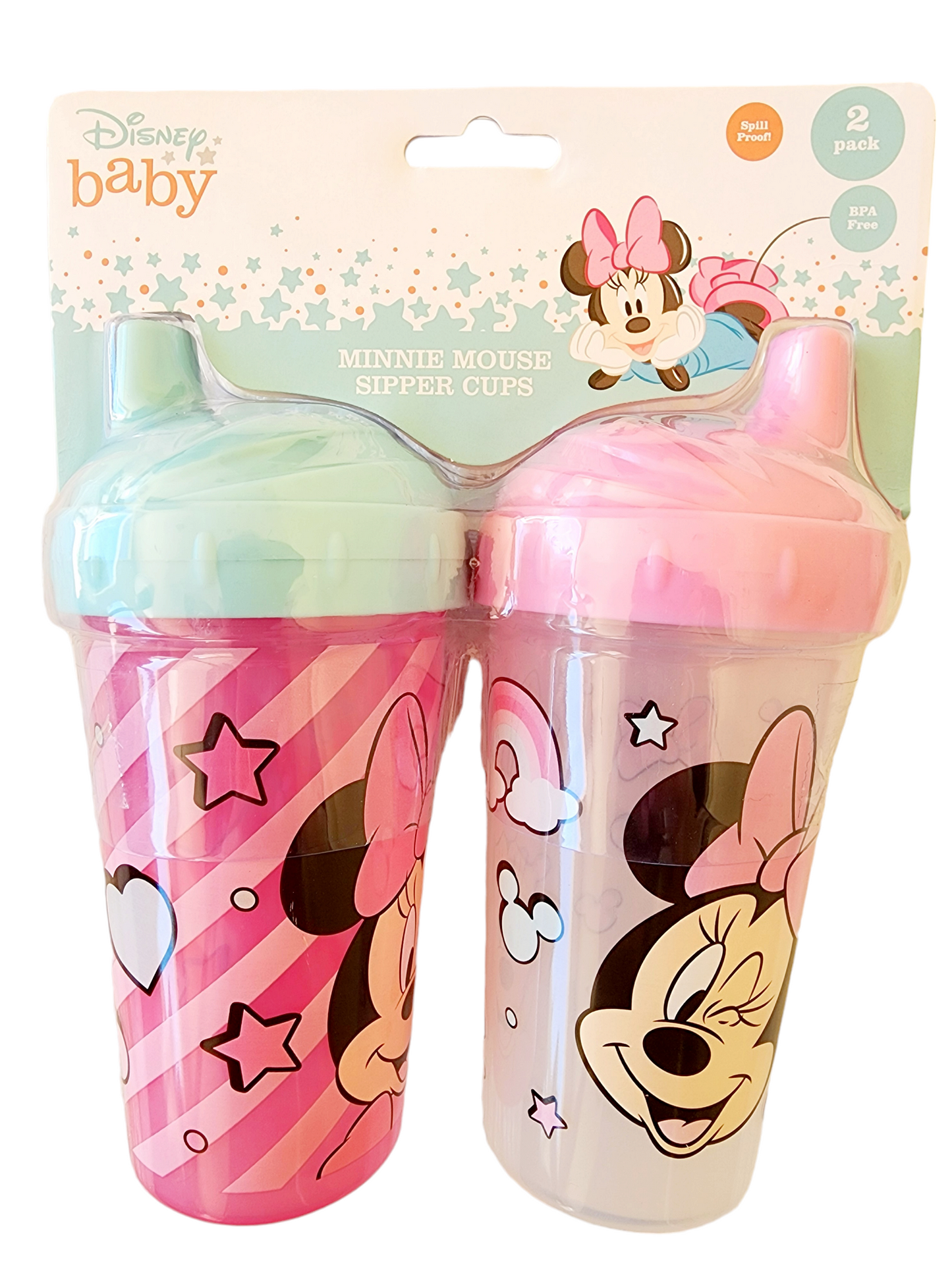 Minnie 2pk Hard Spout Sippy Cup