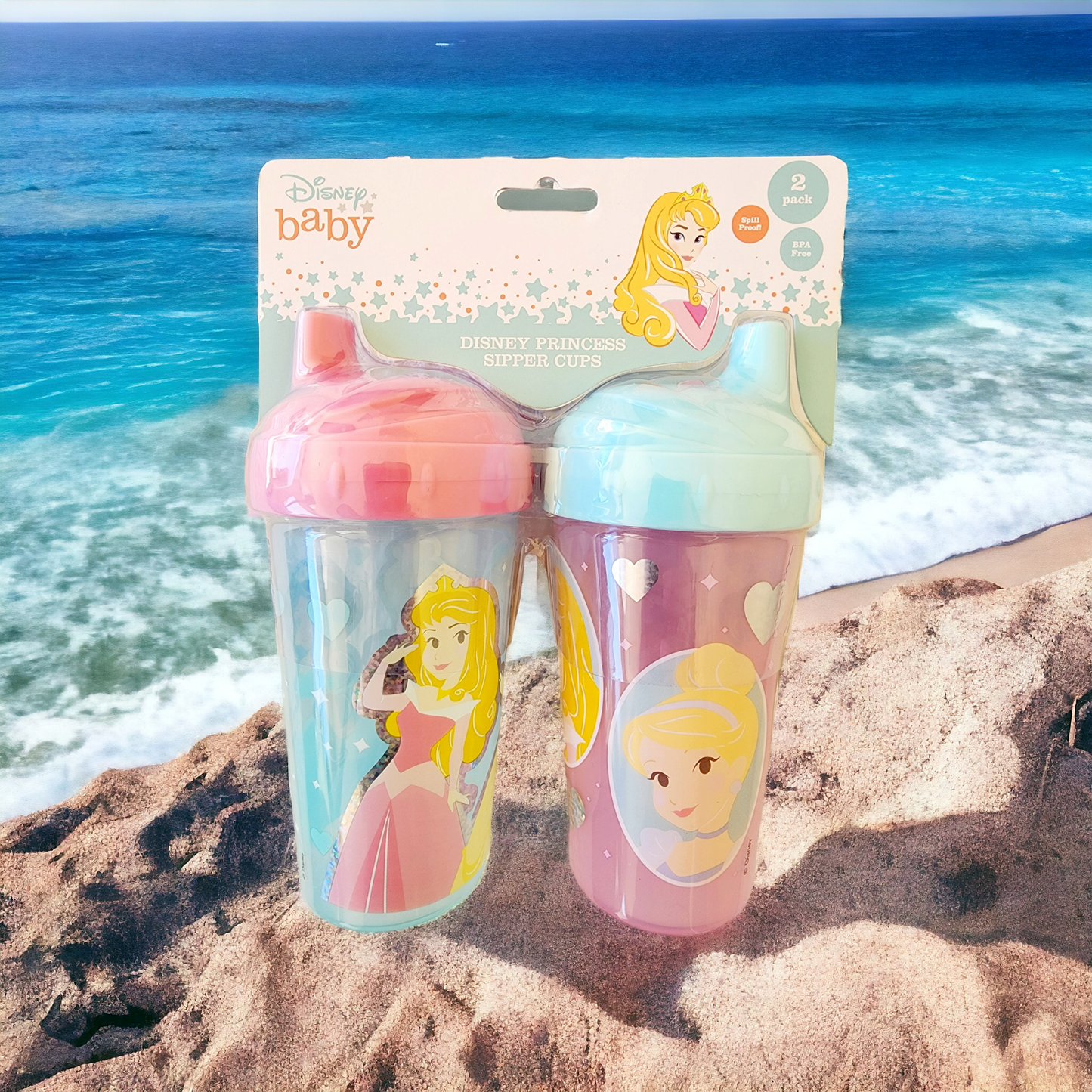 Princess 2pk Hard Spout Tippy Cup