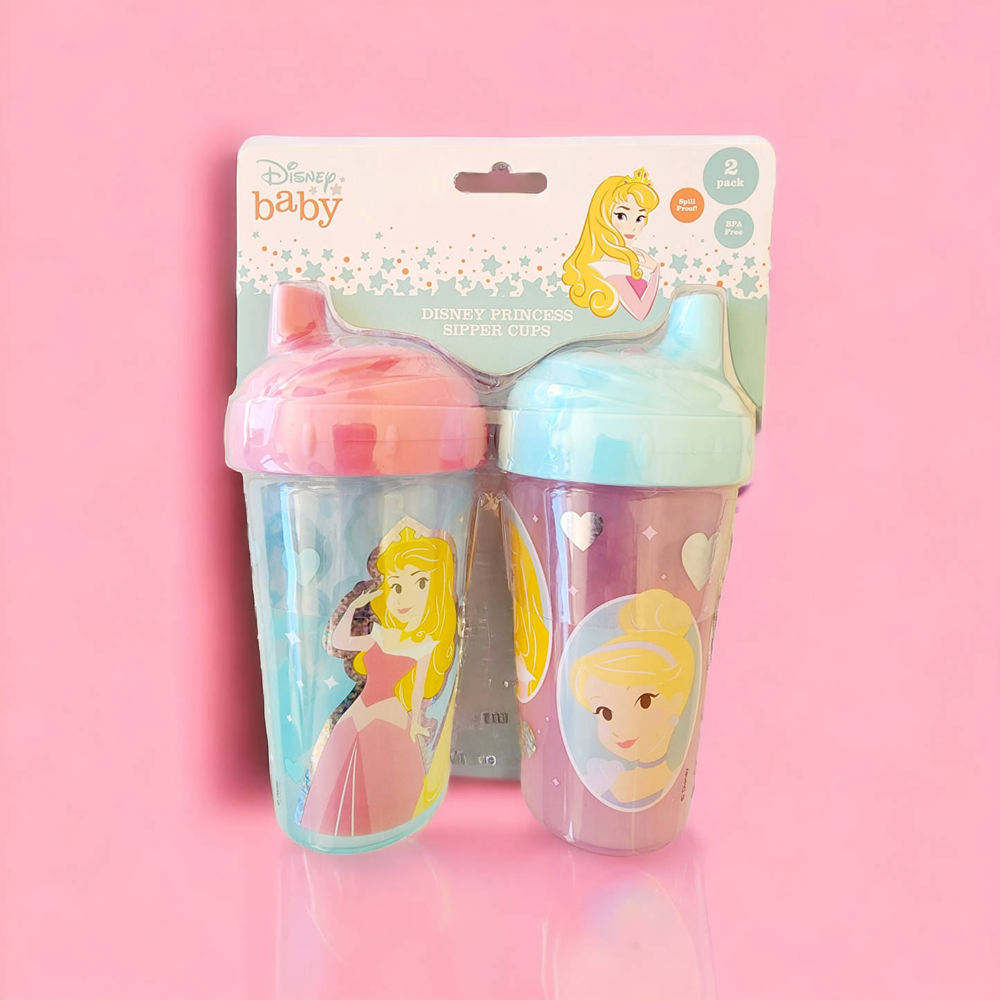 Princess 2pk Hard Spout Tippy Cup