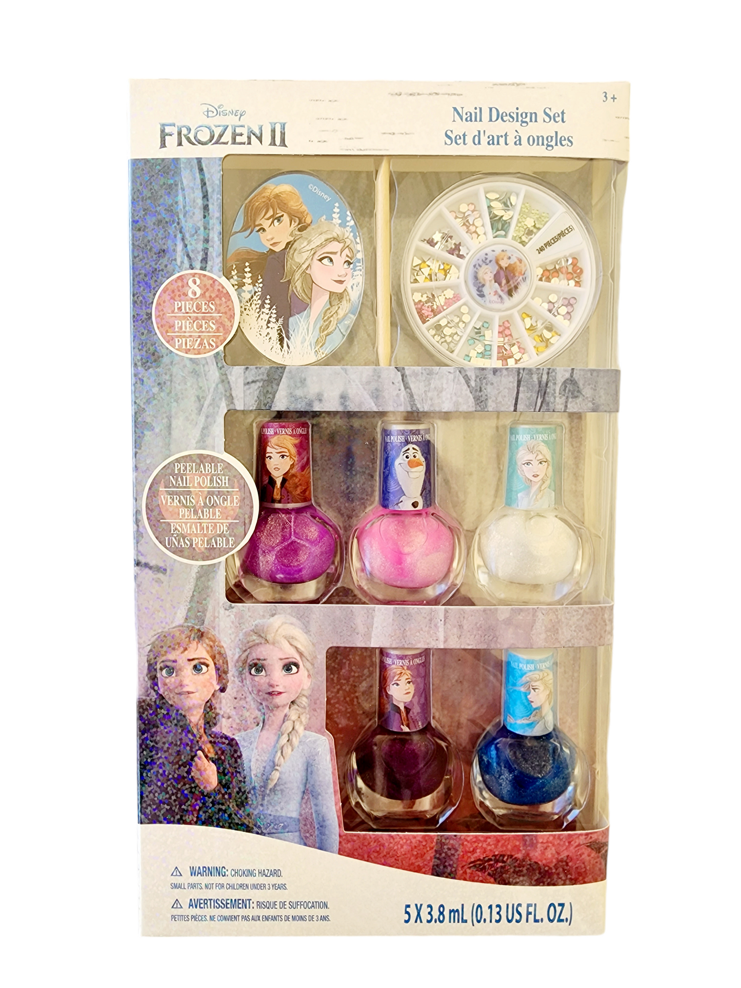 Frozen 2 5 pk Nail Polish with Accessories in Box