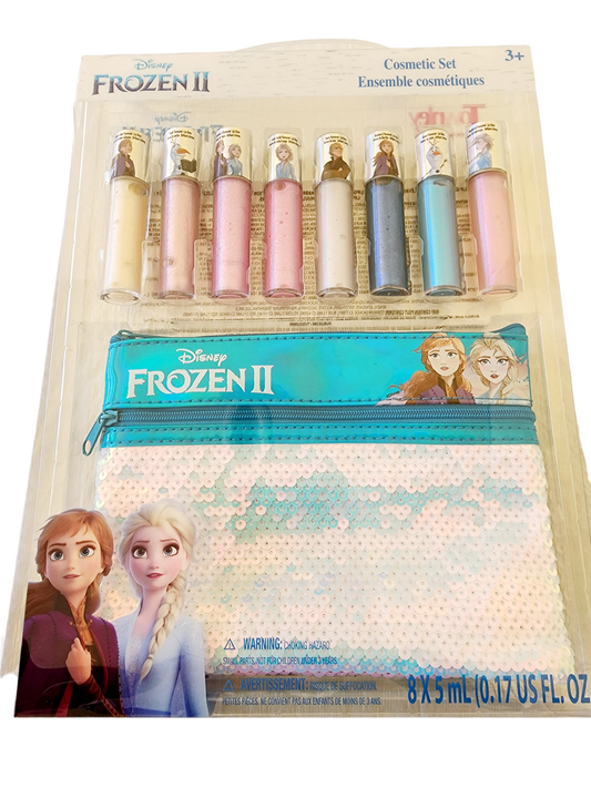 Frozen 8pk Lip Glass with Sequin Bag