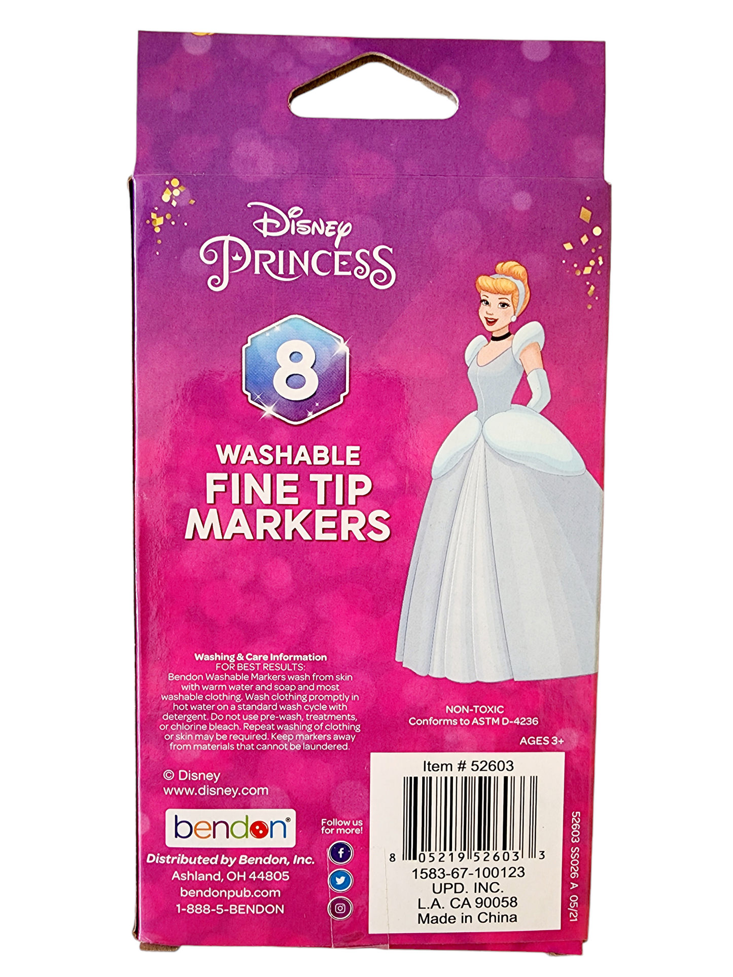 Disney Princess 8-Count Fine Tip