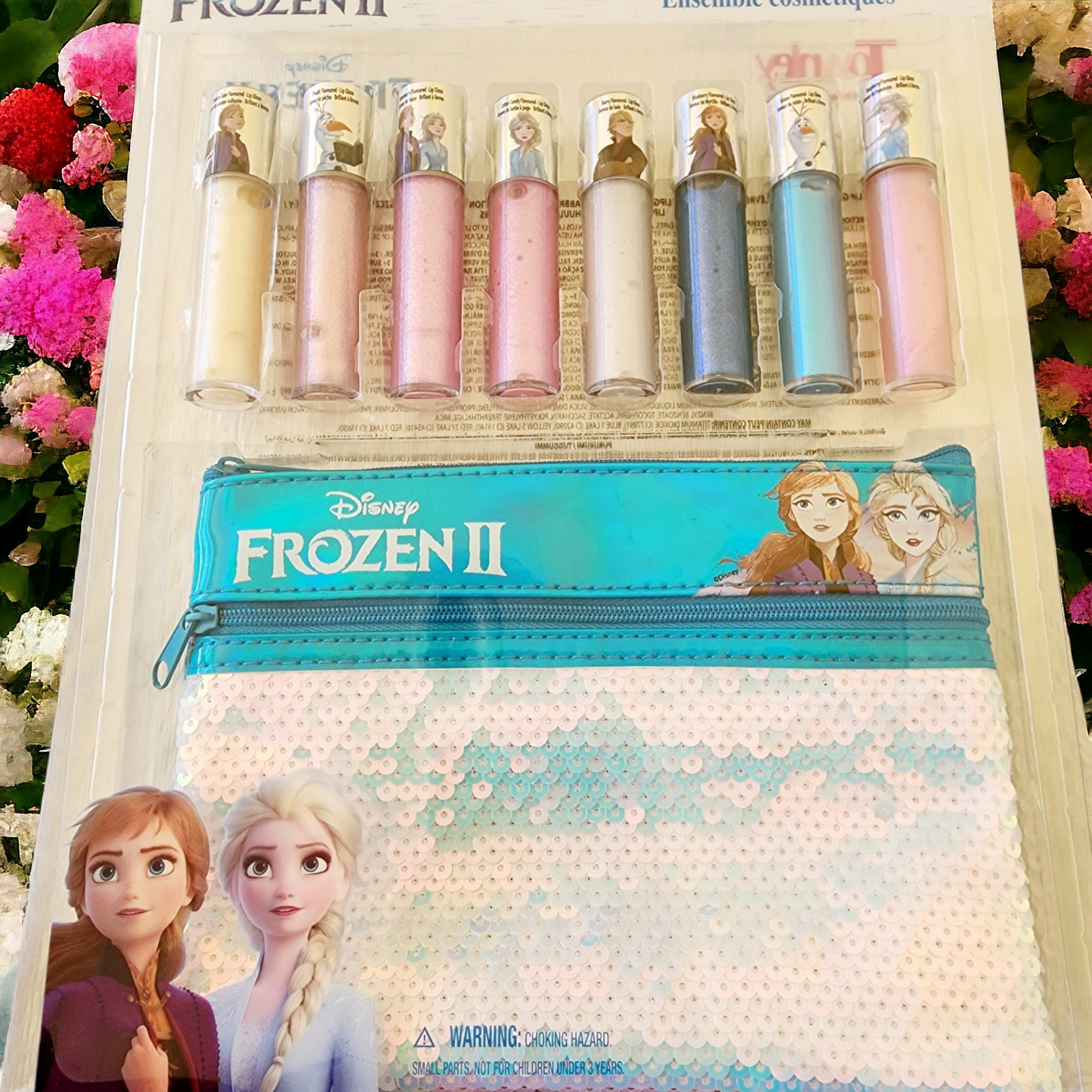 Frozen 8pk Lip Glass with Sequin Bag