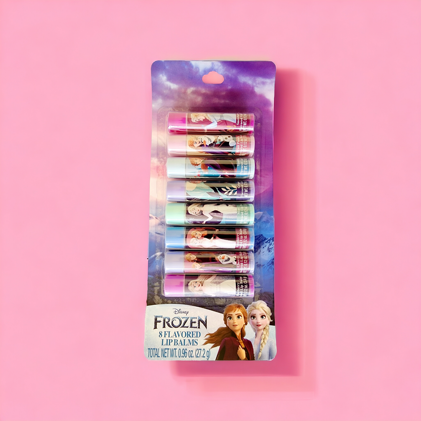 Frozen Lip Balm 8pk on Card